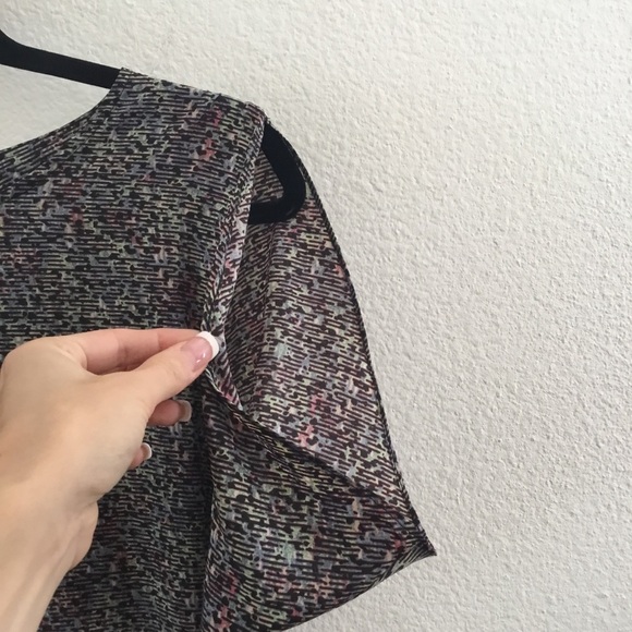 BCBGeneration Cold Shoulder Watercolor Dress - Picture 4 of 11